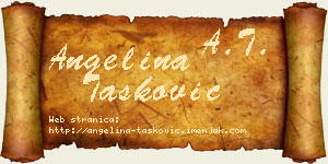Angelina Tasković vizit kartica